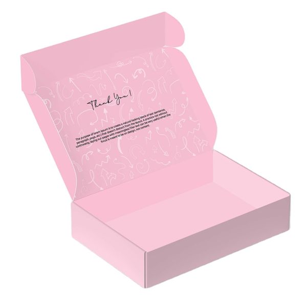 Специализированная одежда на розетке почтовый ящик бумажная коробка гофрированная упаковка розовые коробки для доставки