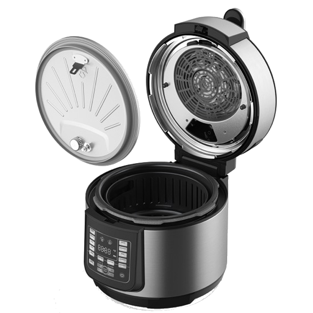 1800W 12L Fritadora de aire digital horno Cocina sin aceite tostadora multifunción con 12 recetas de cocina