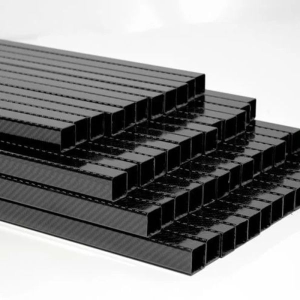 сечения коробки волокна углерода коррозионной устойчивости трубки волокна углерода квадрата 3K 100%