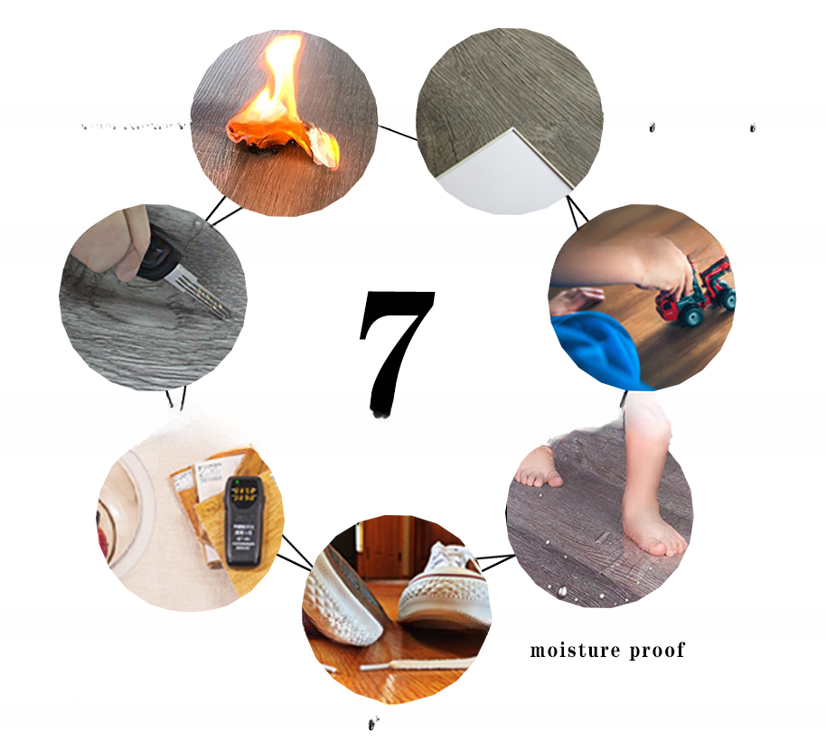 Современная квартира огнеупорная клик дерево смотреть SPC виниловый пол планка с современным дизайном