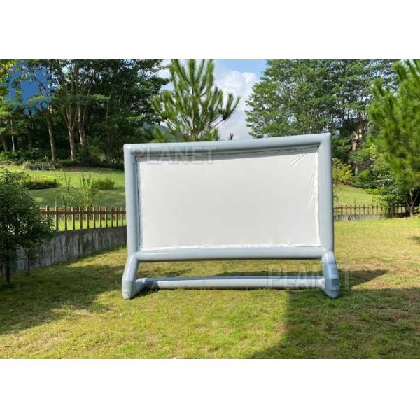 Загерметизированный экран фильма киноэкрана проекции на открытом воздухе задворк раздувной раздувной