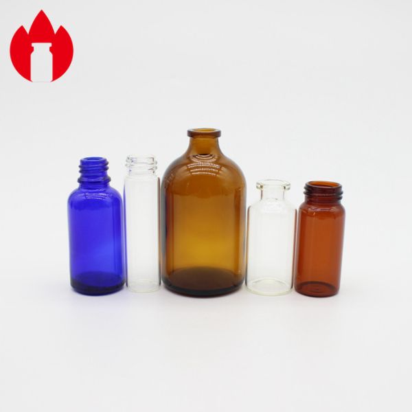 Empty Tiny Pharma Glass Vials
