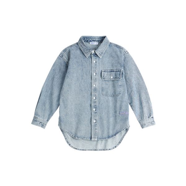 рубашка поло мальчиков осени весны 120gsm верхние части рукава малыша 90cm до 140cm длинные