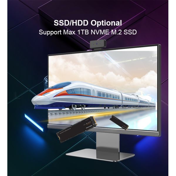 Frameless All In One PC Computer Memory 4G/8G/16G Core i5 i7 Business Barebone