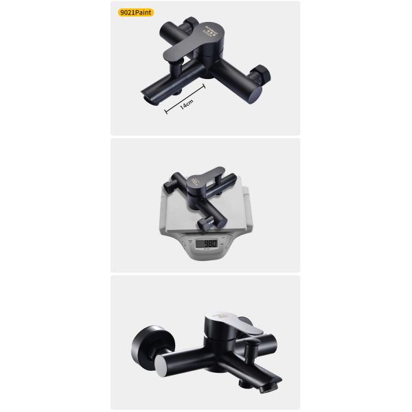 Modern Drawing Stainless Steel Bath Faucet Not Easy To Rust Long Lasting