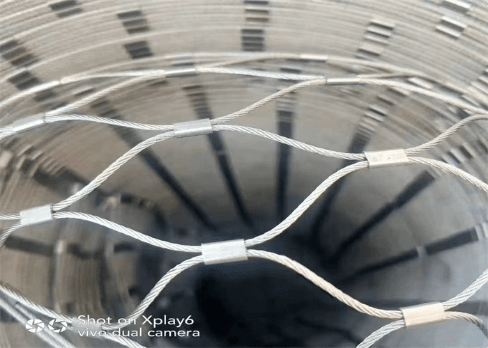 7X 19 Ferrule Cable Mesh Customized Wire Diameter Mesh Size