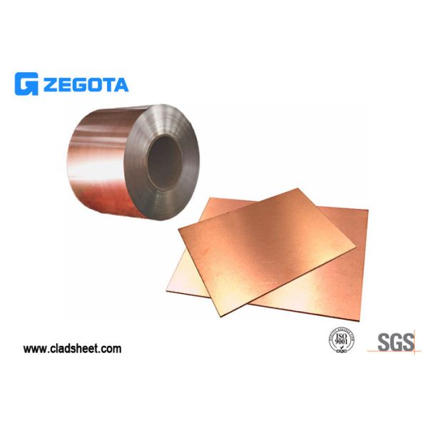 High Elongation Copper Clad Sheet Perfect Surface Good Bending Resistance