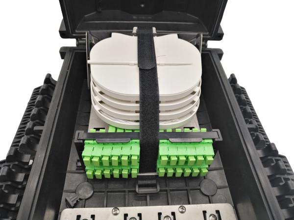 Caixa comum do cabo de fibra ótica dos portos do cabo pendente 16 de FTTH, cerco da caixa de junção da fibra ótica