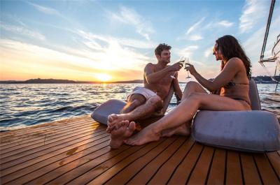 Циновка Airtrack гимнастики раздувной воды Pvc Сатурна плавая