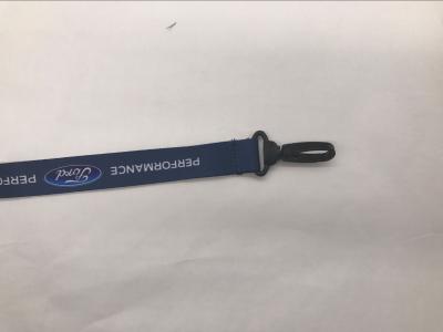 Promotion Neck Strap Dye Sublimation Lanyards For Card Holder , Black Color