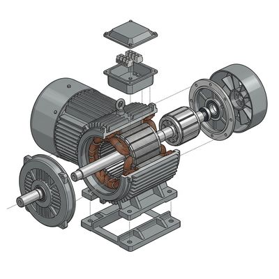 Low Noise 30kW 250rpm Permanent Magnet Generator for Hydro Turbine 400V 50Hz