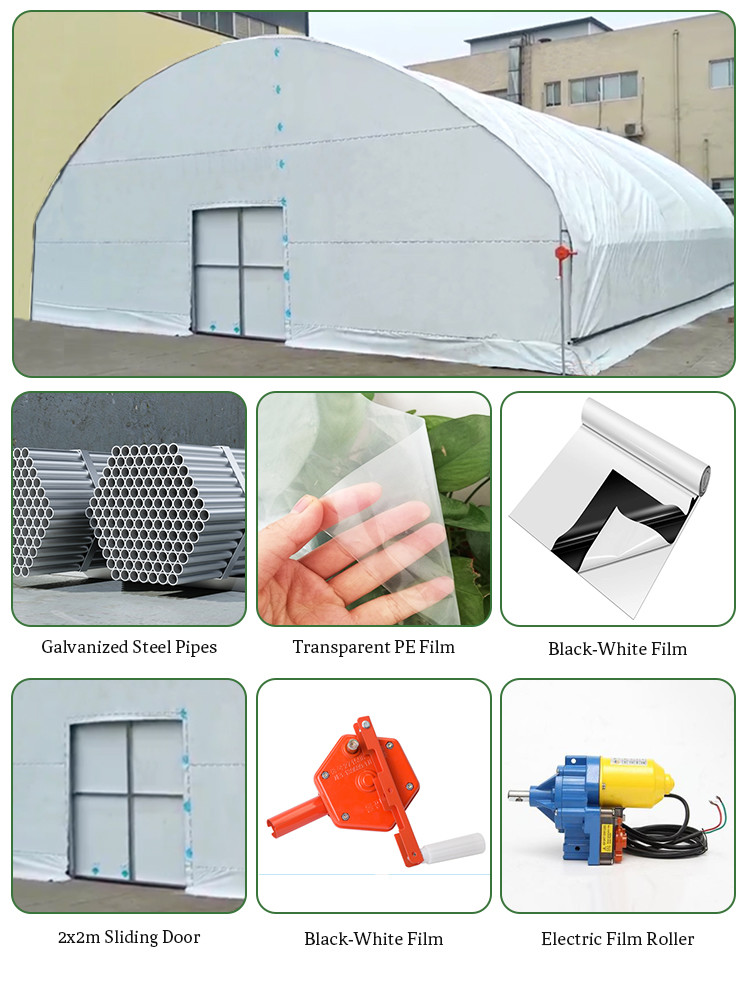Теплица СИД светлая безопасная с автоматической системой вентиляции и системой затенения