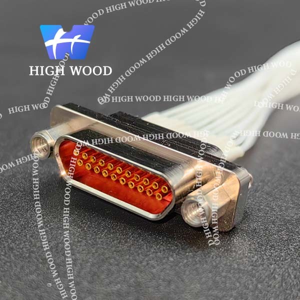 Rectangular Electrical Connector J30JHT21ZKSAN01 Wire Length 300MM