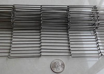 3 a 14 correia transportadora Flex Wire Mesh Conveyor Belt liso do metal