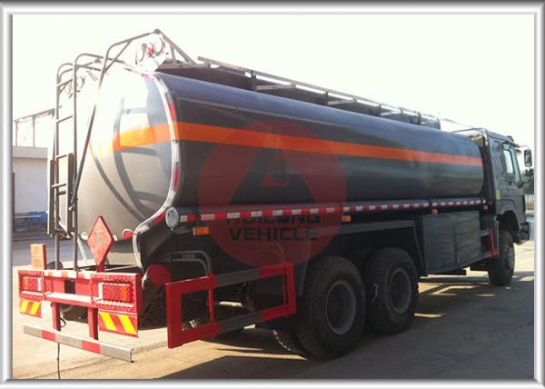 371hp Chemical Tank Trailer , 8x4 Aluminum Tanker Trailer Single Compartment