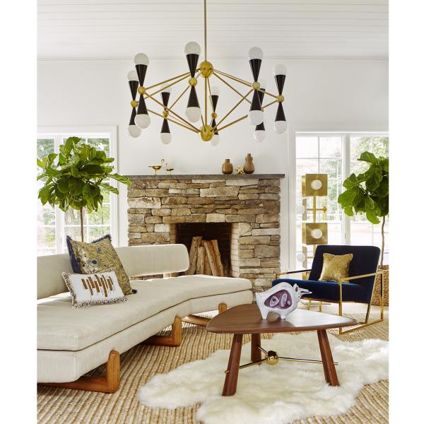 Velvet Or Linen Modern Classic Sofa With Solid Mahogany Legs , White