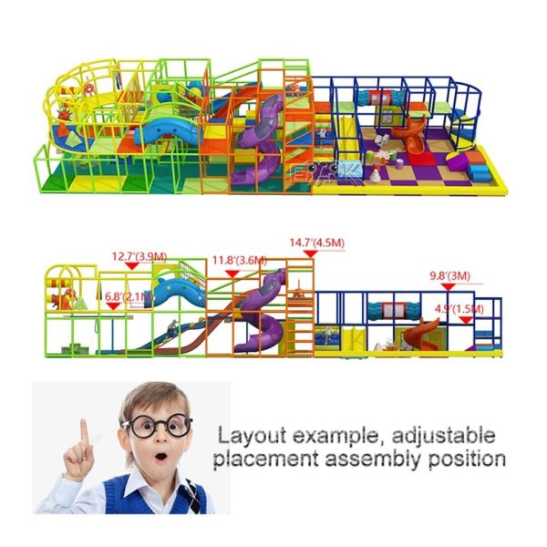 Amusement Equipment Kids Funny Soft Play Maze Indoor Soft Playground Equipment