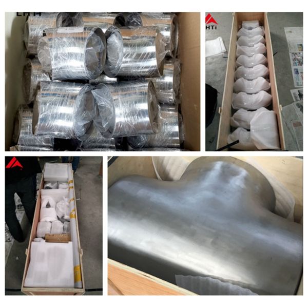 90 Degree Welded Titanium Elbow Seamless For Pipe Fitting Connetion
