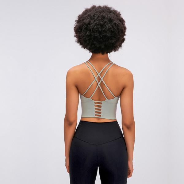 2021 popular Criss Cross Back  Yoga top Women'S  activewear Sports Fitness Bra
