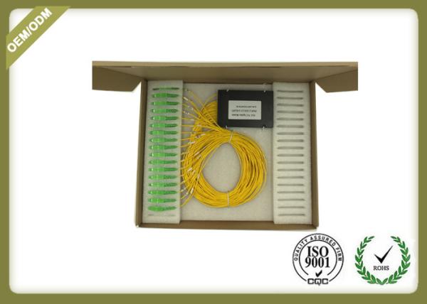 PLC Fiber Optic Splitter With SC FC Connector For Optical Communication