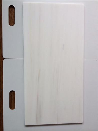 Pure White Dolomite Marble Natural Stone Tile With Soft Light Grey Vein