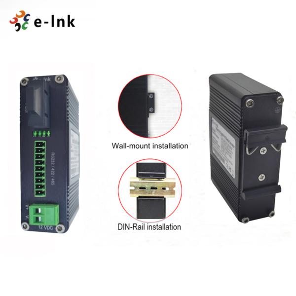 Industrial Serial RS232/RS485/RS422 Fiber Optic Modem with Plug-and-play hot pluggable