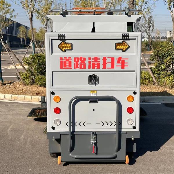 Pure Electric Five Brush Sweeper Cleaning Machine for Outdoor Working Automatic Driving Cleaner