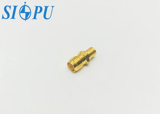 SMA Female to MCX Female RF Coaxial Adapter – Gold Plated