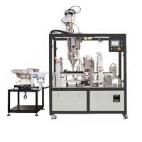 Máquina linear de enchimento e vedação de cápsulas de café com função de descarga de nitrogênio