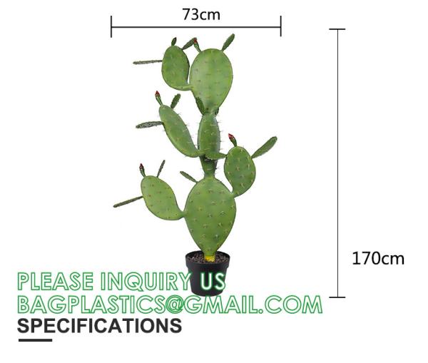 Artificial Cactus Fake Big Cactus 36 Inch Faux Cacti Plants For Home Garden Office Store Decoration