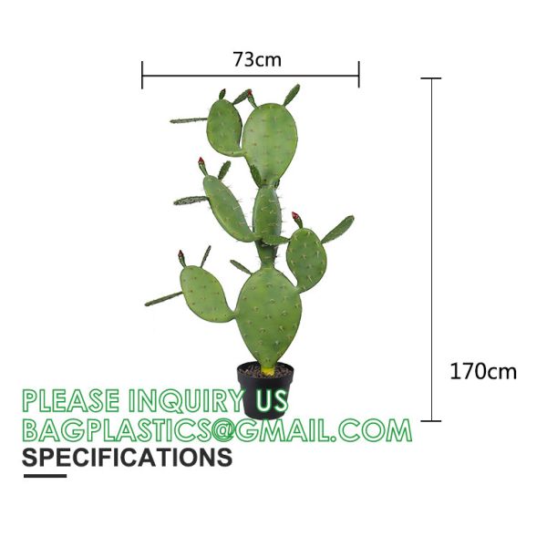 Artificial Cactus Fake Big Cactus 36 Inch Faux Cacti Plants For Home Garden Office Store Decoration