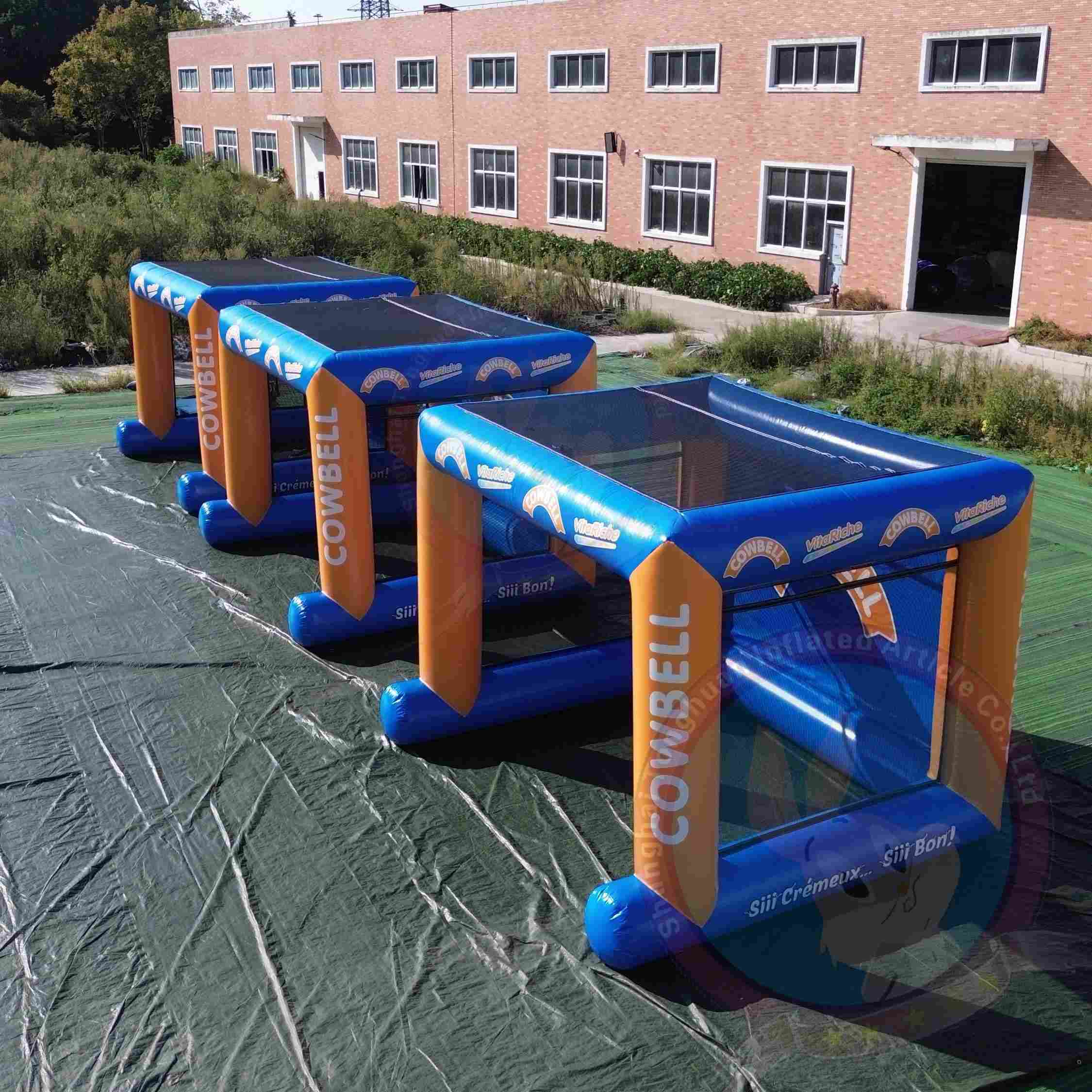 Custom Inflatable Goal Soccer Sports Gate With Logo Printing Portable Football Training Target Outdoor Activity Arch Event Branding Structure