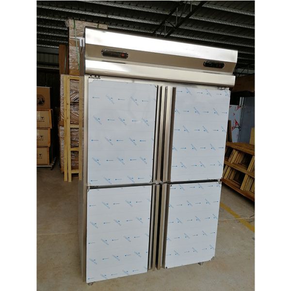4 door 300W Commercial Stainless Steel Refrigerator Freezer