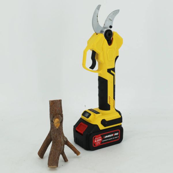 High Performance Alloy Steel Pruning Shear Lithium Branch Scissors Power Tool With Battery