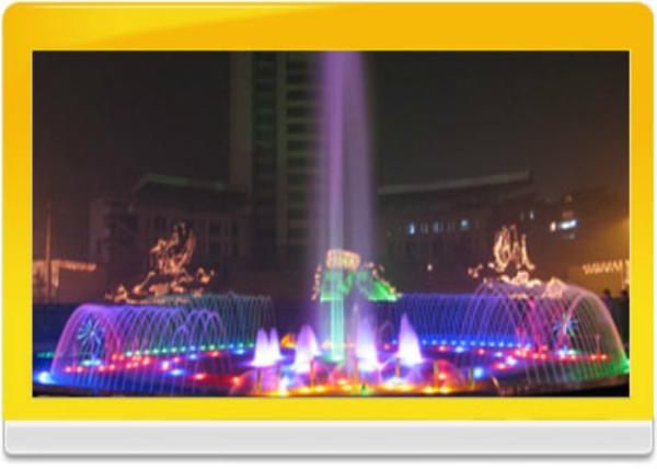 Indoor Dry Floor Small Musical Fountain High End Stainless Steel 304 Material
