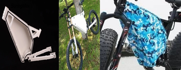 Full Suspension Powerful Ebike 72V 3000W With 45mm Magnet Hub Motor