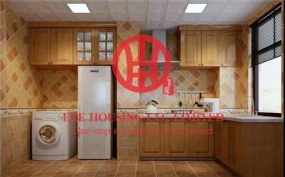 Modern Elegant Solid Wood Kitchen Cabinet with Excellent Design and Quality