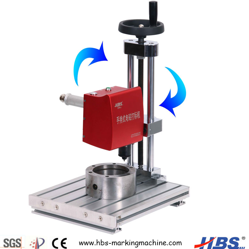Portable Electric DOT Peen Marking Machine with Trolley Metal Engraving Machine