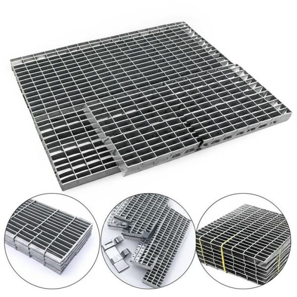 Hot Dip Galvanized 25X5 Serrated Steel Grating for Heavy Duty Industrial Platforms