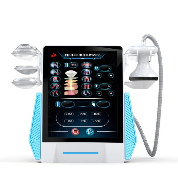 500W Focused Shockwave Therapy Machine 1-10Hz Frequency 0-66mm Penetration Depth