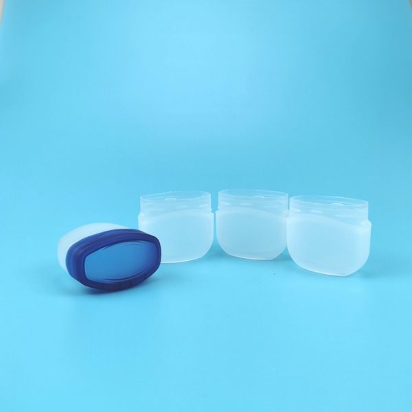 250g Plastic Screw Cap Jars For Cream Frosted Cosmetic Lotion Jar