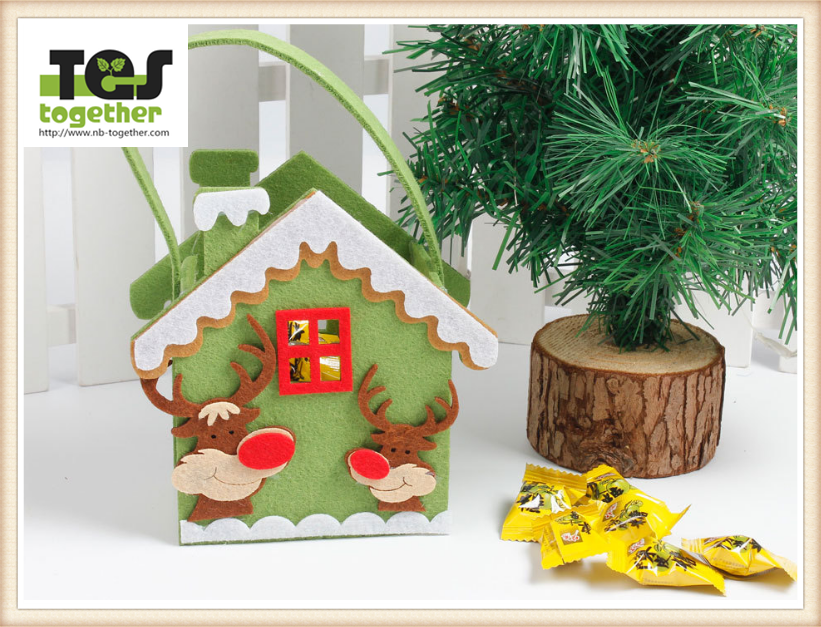 Christmas Candy handbag/ Felt bag /Nonwovens/Festival /gift/child