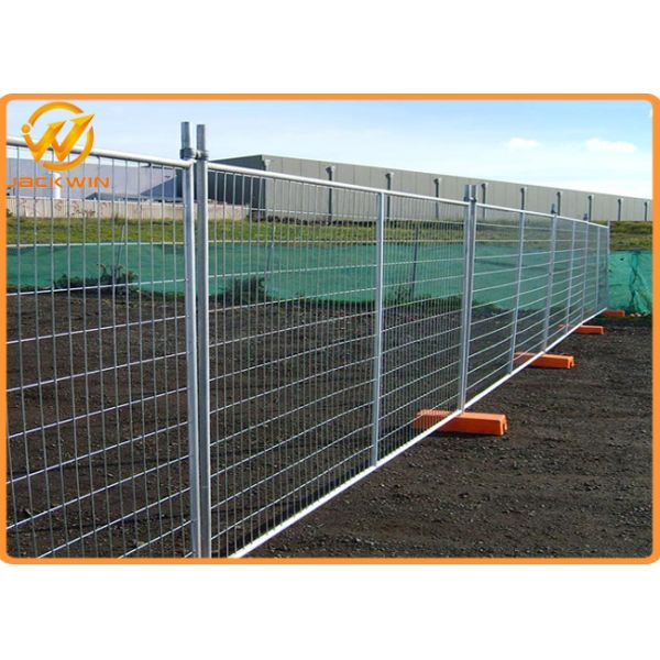 Galvanized Welded Wire Mesh Standard Site Temporary Safety Fence Panel for Construction / Garden