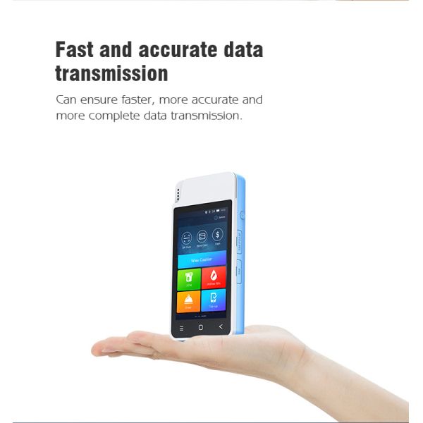 4 терминал POS дисплея EMV дюйма, Handheld терминального андроида оплаты EMV умное портативное