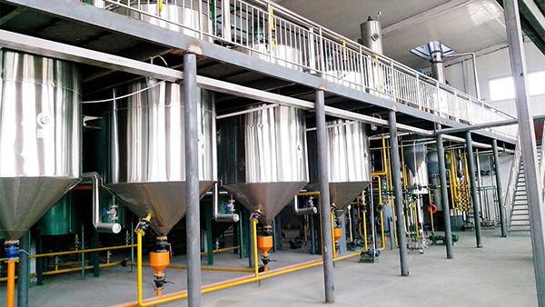 First-level Refinig Carbon steel 15TPD cooking oil refinery machine