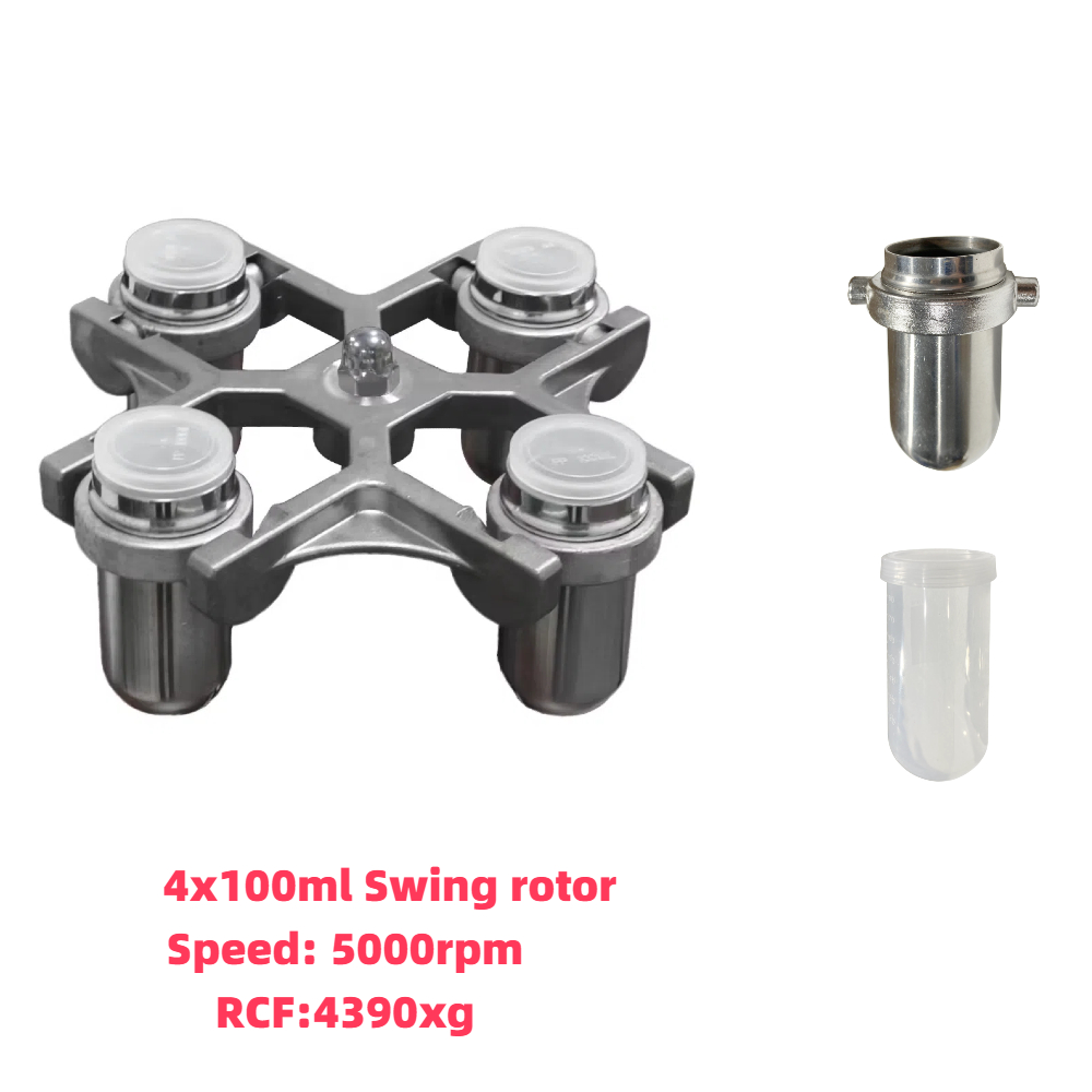 TDL5M Refrigerated Centrifuge 6000rpm 4x250ml Swing Rotor Continues Benchtop Low Speed Centrifuge Machine Laboratory Centrifuge