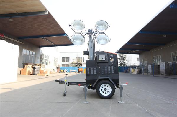 4 Pivot Legs Light Tower Generator Double Wall Sub - Fueltank , Construction Light Towers Tail Light Kit