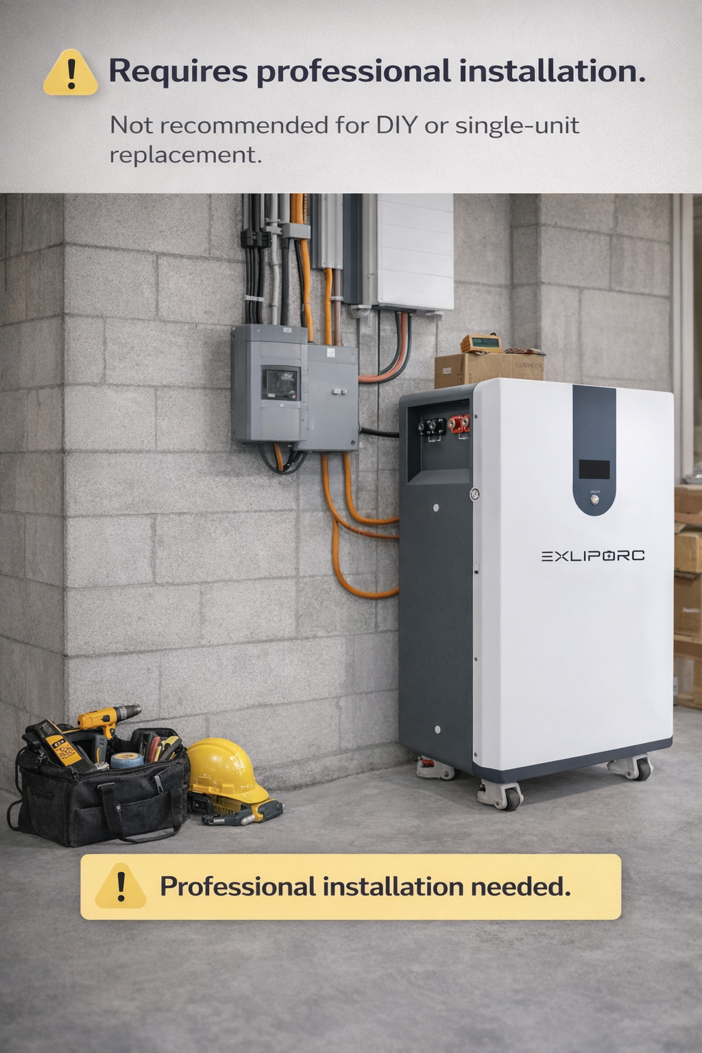 LiFePO4 Battery 48V 300Ah with 8000+ Cycles and Built-in BMS Protection for Home Energy Storage