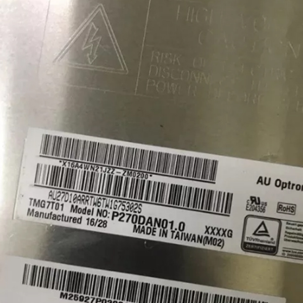 AUO 27 квадрацикл HD 108PPI панели P270DAN01.0 2560×1440 экрана LCD дюйма