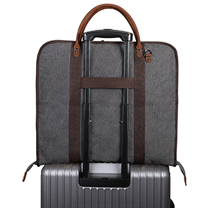 Business Garment Bag Cover For Suits Dresses Clothing Foldable Pockets, Carry On Garment Bag, Moving Bags